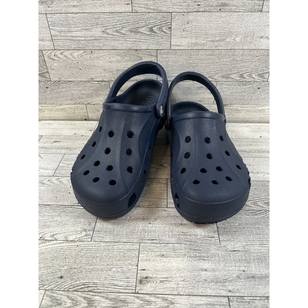Crocs Baya Slip-On Waterproof Navy Blue Comfort Clogs - Size‎ Men's 7 Women's 9